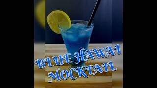 Blue hawai mocktail mocktail blue hawaisummerdrink [upl. by Tolmann699]