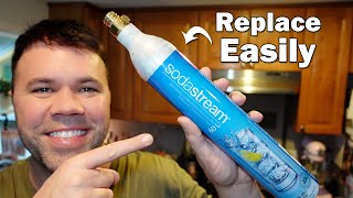 How To Replace SodaStream Cylinder  Co2 Replace SodaStream Bottle [upl. by Norab]