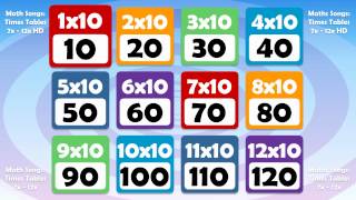 10 TIMES TABLE Math Song Count up by 10s [upl. by Reichel]