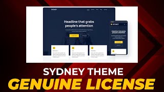 Download Sydney Theme With Original License Key With Lifetime Auto Update [upl. by Ecinahs]