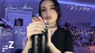 Beebee ASMR Mic Rubbing wo Cover  Personal Attention Mouth Sounds Brain Massage Gripping [upl. by Giannini]