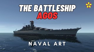 AGOS SUPER BATTLESHIP  NAVAL ART [upl. by Gwennie]