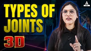 Types of Joints  3D Animation   NEET Mantra  Garima Goel [upl. by Boehmer]