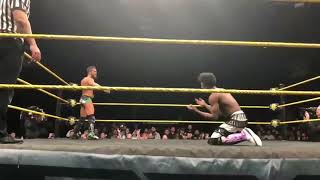 Velveteen Dream wins the NXT North American title  Live Crowd Reaction footage [upl. by Joey]