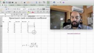 Spearsmans Rank Correlation Değerinin Hesaplanması [upl. by Angrist]