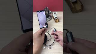 Amazing 5mm Endoscope Camera for Android  Waterproof Inspection 📸LINK IN BIO camera diytools [upl. by Gianni]