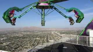 Xscream big shot insanity ride in Las Vegas HD [upl. by Eglantine]