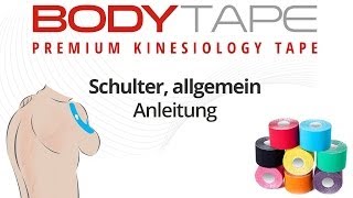 Kinesiology Tape Anleitung Schulter  Allgemein [upl. by Ived165]