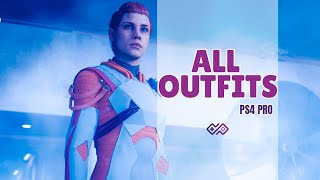 CONTROL All Outfits Main Game Foundation DLC AWE DLC Expeditions PreOrder Bonuses PS4 PRO [upl. by Holmen879]