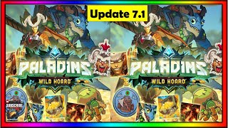 Paladins 71 Wild Hoard Update  New Event pass New Skins New Maps and more [upl. by Faro467]