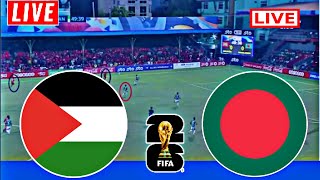 Bangladesh vs Palestine Live Score Football  Fifa World Cup qualifiers  বাংলাদেশ বনাম ফিলিস্তিন [upl. by Aicilas]