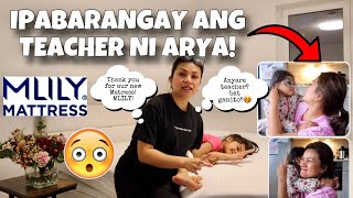 GINAWA NG TEACHER KAY ARYA SALAMAT MLILY MATRESS AIR TEAM BLENDED [upl. by Itoc36]