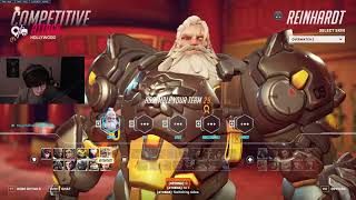 This is how the 1 Reinhardt plays Overwatch 2  SUPER REINHARDT OVERWATCH 2 SEASON 6 [upl. by Kippy]