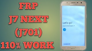 SAMSUNG J7 NXTJ701 FRP BYPASS 110 WORK  GMAIL BYPASS [upl. by Kare405]