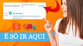 COMO RASTREAR MEU PEDIDO DA SHOPEE  ENTREGA PADRÃO ou TRANSPORTADORA [upl. by Macgregor]