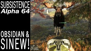 Obsidian amp Sinew  Subsistence Single Player Gameplay  EP 735  Season 5 [upl. by Erleena]