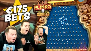 Our BIGGEST WIN ever on Plinko 😲€175 BET😲 [upl. by Audwen]