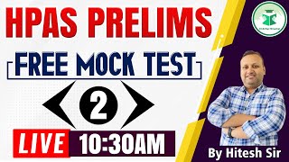 HPAS Prelims 2023  Free Full Mock Test  2  Civilstap Himachal [upl. by Reinhardt]