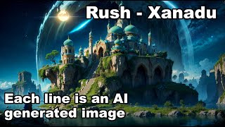 Rush Xanadu  But every line is an AI generated image or clip [upl. by Dagna]