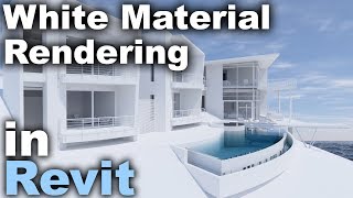 White Material Rendering in Revit Tutorial [upl. by Dnalerb763]