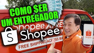 Como ser um entregador SHOPEE  Como realizar entregas Shopee em sua região e quais requisitos [upl. by Aileme]