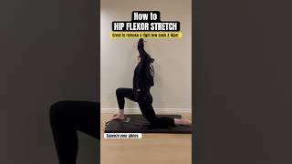 How to STRETCH HIP FLEXORS mobility hipflexorstretch [upl. by Naeroled]