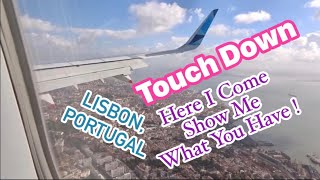 Successful Touchdown Lisbon Airport Portugal  Travel Goal  October 16 2024 [upl. by Anal958]