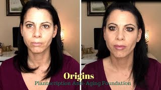 Origins Plantscription AntiAging Foundation Review [upl. by Hgielrebma]