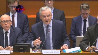 Bruno Le Maire sénerve et se fait calmer en audition [upl. by Onidranreb]