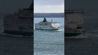 Ferry swerves after Storm Darragh viralshort shorts short [upl. by Zeralda243]