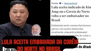 LULA ABRE EMBAIXADA DA CORÉIA DO NORTE NO BRASIL [upl. by Duleba]