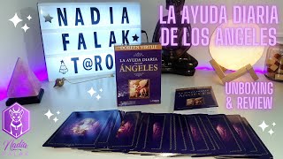 LA AYUDA DIARIA DE LOS ÁNGELES ⭐ Unboxing y Reseña  Nadia Falak [upl. by Yrdua677]