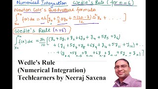 Weddles rule for numerical Integration [upl. by Alletsyrc757]