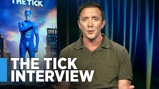 THE TICK Peter Serafinowicz Interview [upl. by Lertnom43]