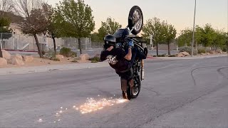 Harley Dyna Stunts  MotoVlog [upl. by Arther]