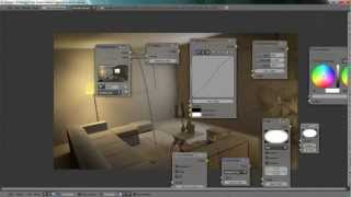 Lighting a interior scene in Blender [upl. by Whalen410]