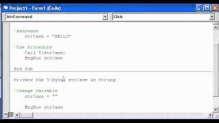 Video 8 VB 6 Programming Parameters Continued Using Public Variables Declaring Arrays Part 1 [upl. by Sisely]