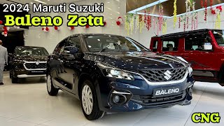 Maruti Baleno Zeta CNG 2024 Sahi Mauka Hai lelo ❤️ Gaurav Car Tech [upl. by Sirahs]