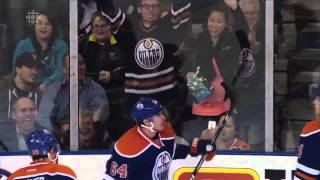 Tom Sestito mocks Nail Yakupov  NHL 27413 [upl. by Eenahc]