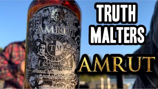 Truth Malters Amrut Cask Strength Indian Single Malt Whisky Review [upl. by Elleynod346]