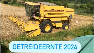 Getreideernte 2024🇷🇸New Holland Tx34ampDeutz Fahr Agrotron 165ampSame Silver 1004 GoPro4k MotorSound [upl. by Garland]