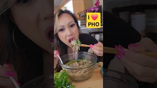 PHO SOUP phosoup foodie shortvideo videoshort mukbang asmr eating video eat food soup [upl. by Angy]