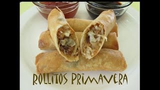 Rollitos Primavera Deliciosos y Fáciles [upl. by Iderf]