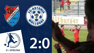 Big Points für Steinbach  TSV Steinbach Haiger  FCAstoria Walldorf  31 Spieltag RLSW [upl. by Orms]