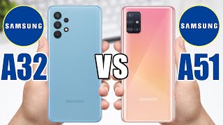 Samsung Galaxy A32 vs Samsung Galaxy A51 [upl. by Almena877]