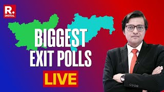 Biggest Exit Polls LIVE Maharashtra  Jharkhand Assembly Election  Republic TV  Arnab Goswami [upl. by Bibby]