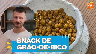 Snack de grãodebico com páprica doce  Rodrigo Hilbert  Bem Juntinhos [upl. by Arianie]