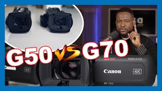 The difference between Canon Camcorders VIXIA HF G50 and G70 What to buy in 2023 [upl. by Lardner902]