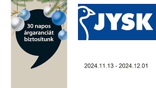 Jysk akciós újság HU 20241113  20241201 [upl. by Mendie]