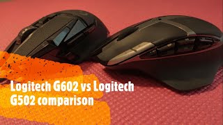 Logitech G602 vs Logitech G502 [upl. by Slin]